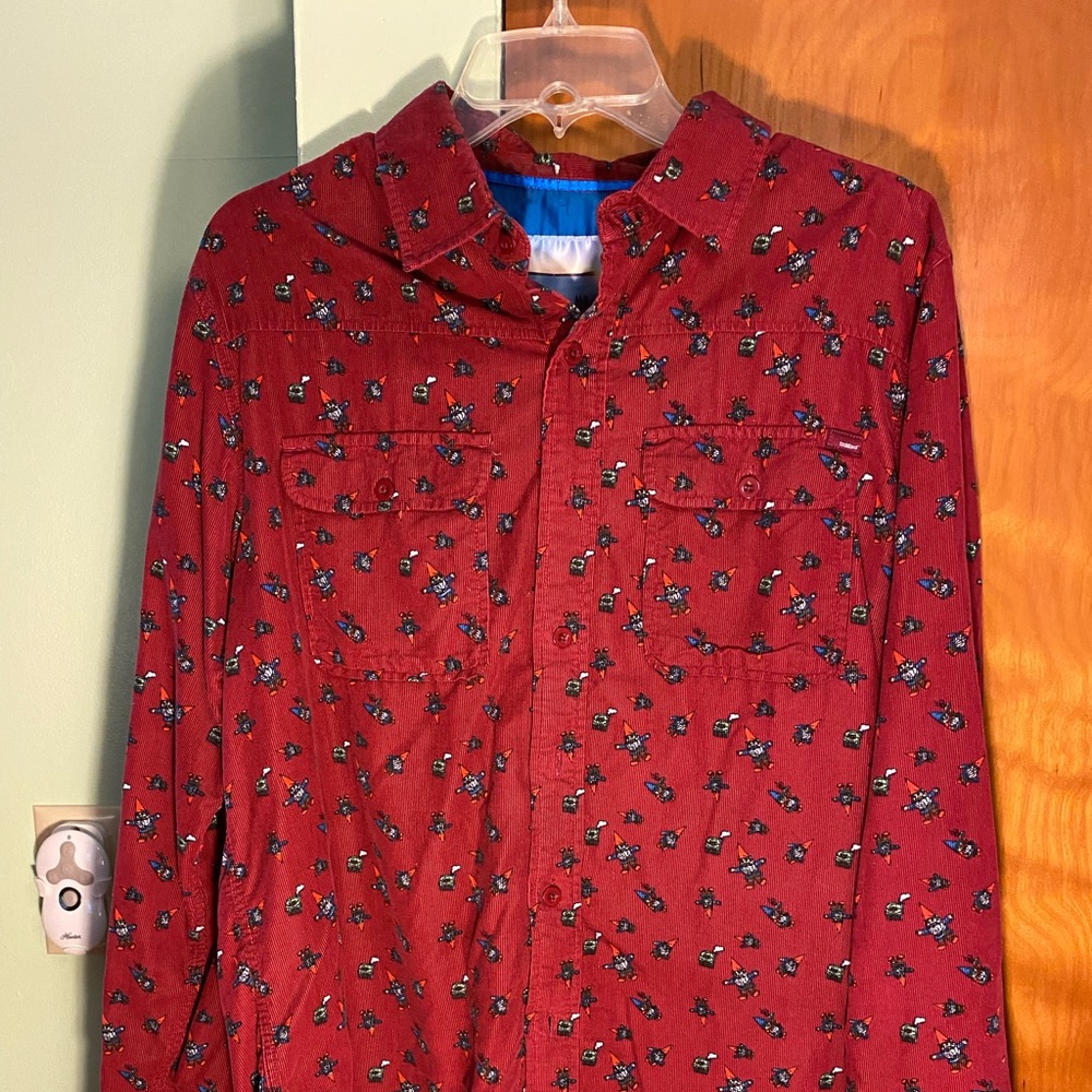 Toddland Gnome Corduroy shirt